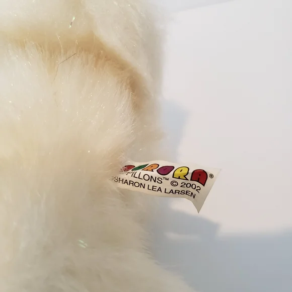 Vintage Aurora Puppillons Puppy Dog Butterfly Wings Stuffed Animal Plush 2002 - Picture 14 of 14